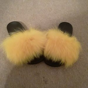 Yellow fur slides